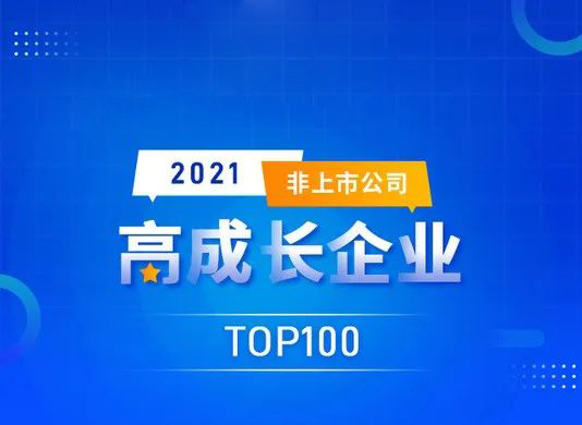 喜訊： 能高公司榮登“2021高成長(zhǎng)企業(yè)TOP100”榜單！